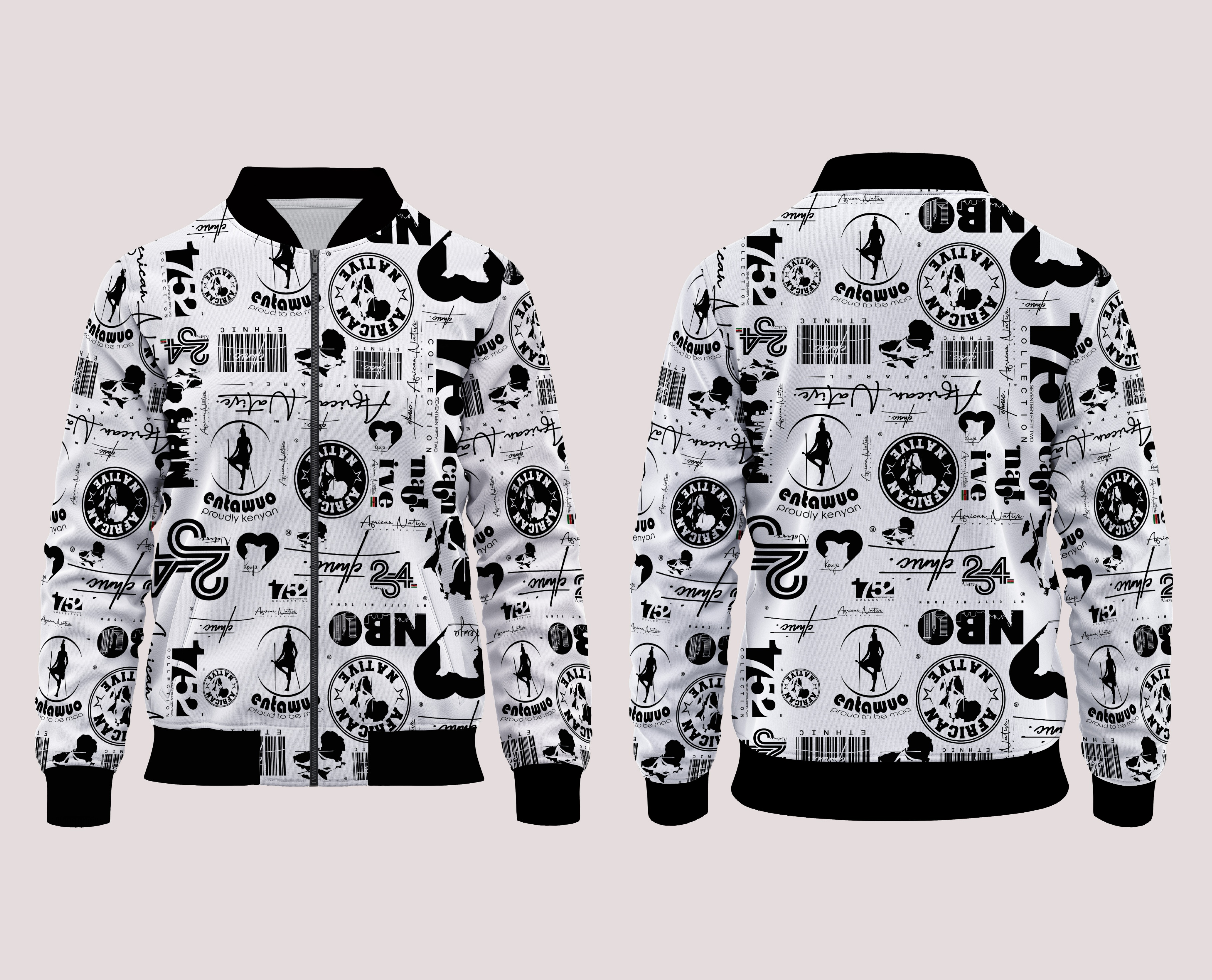 Ethnic Print Jacket